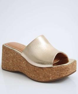 Tamanco Feminino Plataforma Metalizado Vizzano-11234