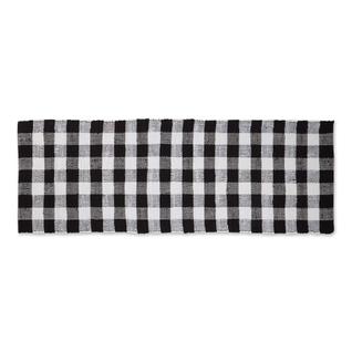 Tapete DII Buffalo Check Tingido à Mão Reversível 69x183 cm
