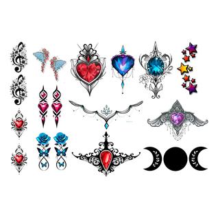 Tatuagem Temporária Balada Feminina