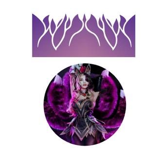 Tatuagem temporária Game Ahri fantasia cosplay 19X12CM