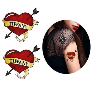 Tatuagem temporária halloween Tiffani Noiva chucky coração