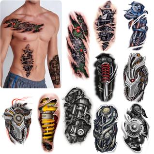 Tatuagem temporária ROARHOWL Design realista de tatuagens falsas 5