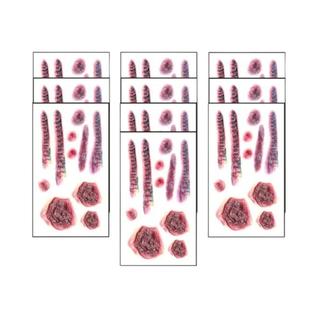 Tatuagens de Cicatriz Falsa 3D Realistas - 10 Peças para Corpo e Rosto - Adesivos Temporár