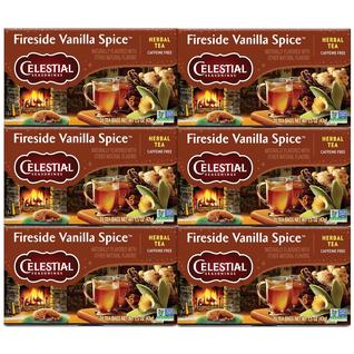 Té de hierbas Celestial Seasonings Fireside Vainilla y Especias 120 bolsas
