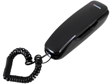 Telefone fixo com fio ibratele c/ pausa e rediscagem