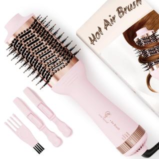 Tendências de cabelo com secador de escova de ar quente, tamanho grande, dupla voltagem