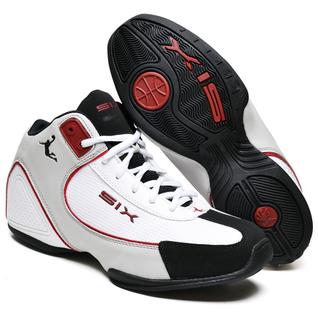 Tênis Basquete Masculino Charge Six Street Branco/Prata