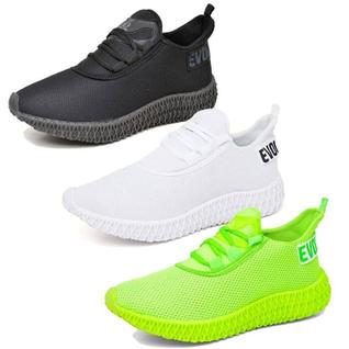 Tênis Esportivo Academia Masculino Colmeia- 3 Pares Branco