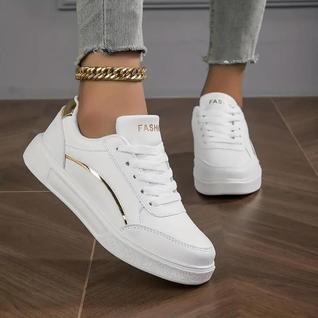 Tenis Feminino Casual Branco Retrô Clássico Original Force Envio Imediato