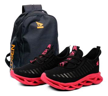 Tenis Feminino Esportivo Academia Mochila Leve Macio Treino