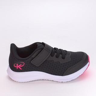 Tênis Infantil Kidy Esportivo Energy Respitec Preto Pink Neon