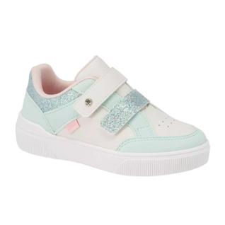 Tênis Klin Sky Branco Azul Acqua Conforto Ativo