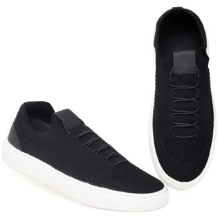 Tenis knit tecido meia masculino confortável respirável tendência primavera verão outono i