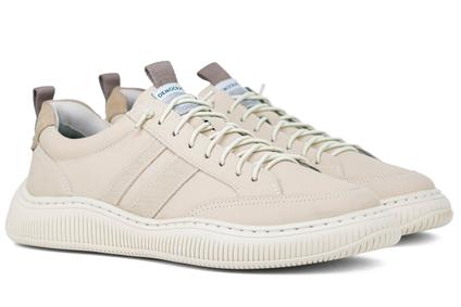 Tênis Masculino Democrata Casual Denim Vibe Couro Solado Confortável