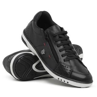Tênis Masculino Sapatênis Sapato Couro Confort Casual Urbano Moderno Clássico