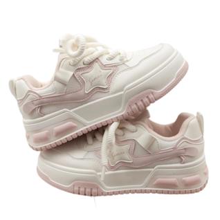 Tênis UNMULFC Star Y2K - Rosa - Tamanho 8 - Estilo Aesthetic para Mulheres