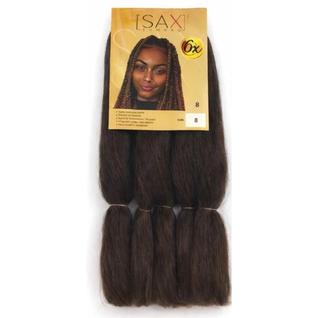 Textura de cabelo humano cor 8 - sax jumbão 400g