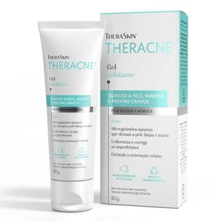 Theracne gel esfoliante 80g remove e previne cravos