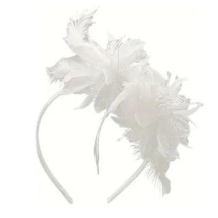 Tiara Luxo Colorida Flor Infantil e Adulto Enfeite Arranjo de Cabelo Carnaval