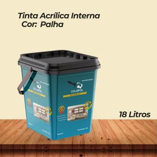 Tinta Acrílica Interna Colorvil Original 18 Litros AntiMofo Alta Resistencia-Secagem Rápid