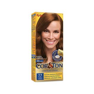 Tintura Creme 7.7 Marrom Dourado NIELY Cor&Ton 50g