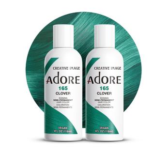 Tintura de cabelo Adore Semi Permanent 165 Clover 120 ml (pacote com 2)