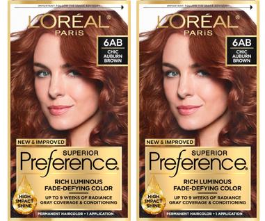 Tintura de cabelo L'Oreal Paris Superior Preference 6AB Castanho Ruivo