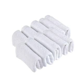 Toalha De Rosto Para Salão Branca Kit com 20 unidades