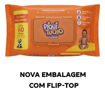 Toalha umedecida piquitucho hidrate 140un