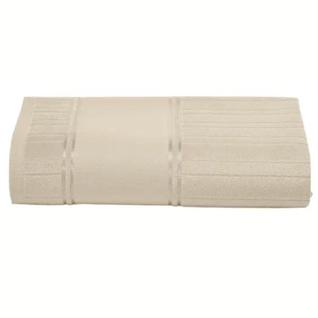 Toalha Velour Artesanalle Bordar  e Pintar Lavabo Bege