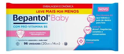 Toalhas Hipoalergênicas Bepantol Baby Lenços Umedecidos 96un