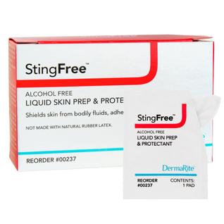 Toalhetes de preparação para a pele DermaRite, sem picadas, sem álcool, 500 ct