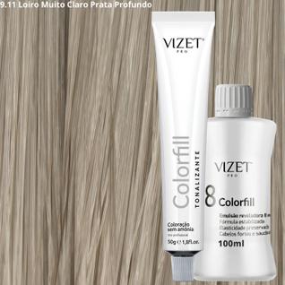 Tonalizante Profissional 50gr + Emulsão 100ml Vizet