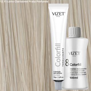 Tonalizante Profissional 50gr + Emulsão 100ml Vizet
