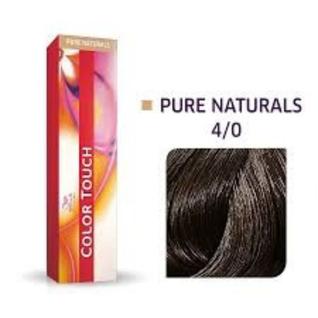 Tonalizante Wella Color Touch n 4.0 castanho médio 60g