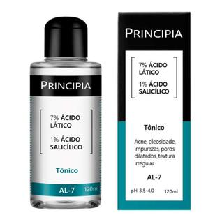Tônico Facial Principia AL-7 Ácido Lático + Ácido Salicílico 120ml