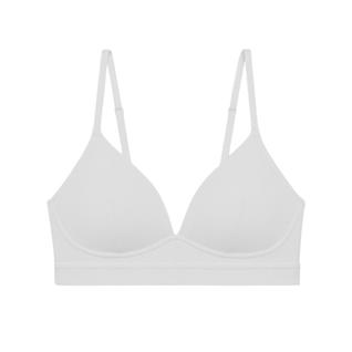 Top Academia Feminino Com Bojo Soft Alça Fina Básico Sutiã Confortável Adulto Soutien Sem 