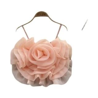 Top Cropped Floral Vintage Sem Costas Plissado Feminino Moda Coreana Verão Praia Corset Bu