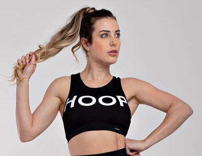 Top Esportivo Hoop/Preto