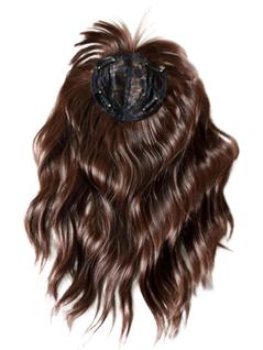 Top Hair Piece Liso com Franja Bio Orgânico
