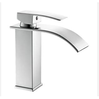 Torneira Banheiro Gourmet Cascata Slim Misturador Monocomando Bica Baixa T103-04 Rosa Gold