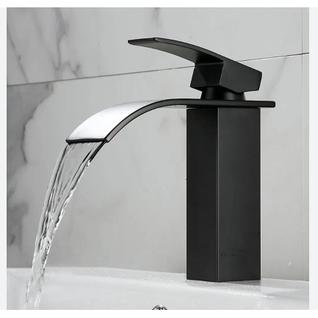 Torneira Banheiro Gourmet Cascata Slim Misturador Monocomando Bica Baixa T103-04 Rosa Gold