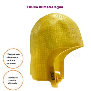 Touca para luzes, mechas, reflexos, modelo romana longa 2300 furos