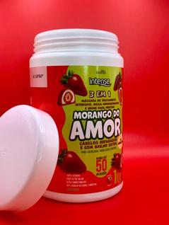 Tratamento Capilar 3 em 1 Griffus Intense Morango do Amor - Máscara, Condicionador e Creme