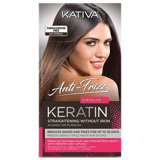 Tratamento de alisamento de cabelo Kativa Anti-Frizz Xtreme Care
