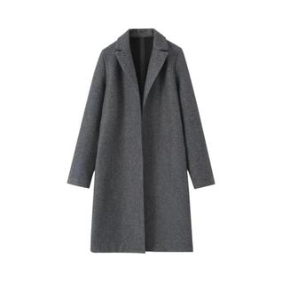 Trench Coat Feminino Vintage Longo - Decote em V, Manga Comprida e Estilo Chique
