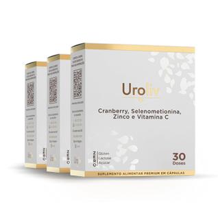 Uroliv - Trata dores, candidíase e Incontinência 90 Caps