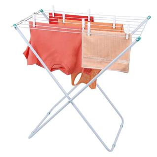 Varal De Chao Aluminio Secar Roupas Lavanderia Apartamento 80cm Dobrável Retrátil 16kg