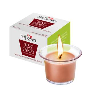 Vela Beijável Sexy Candy Chocomenta  - NÃO QUEIMA A PELE