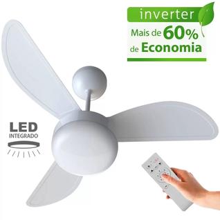 Ventilador de Teto Ventisol Fênix Inverter Controle Remoto Placa Led 20w Integrada - Bivol